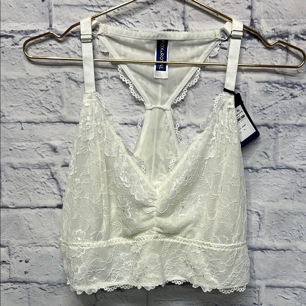 NWT-City Chic Women's Fox & Royal Plus Size Kira Lace Bralette